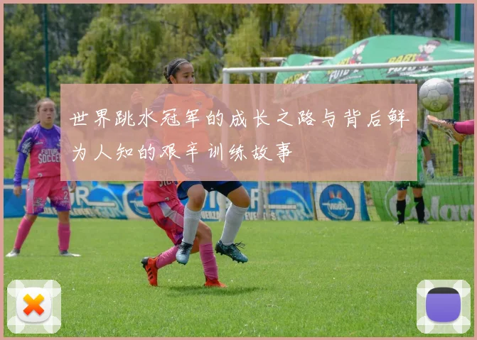 世界跳水冠军的成长之路与背后鲜为人知的艰辛训练故事