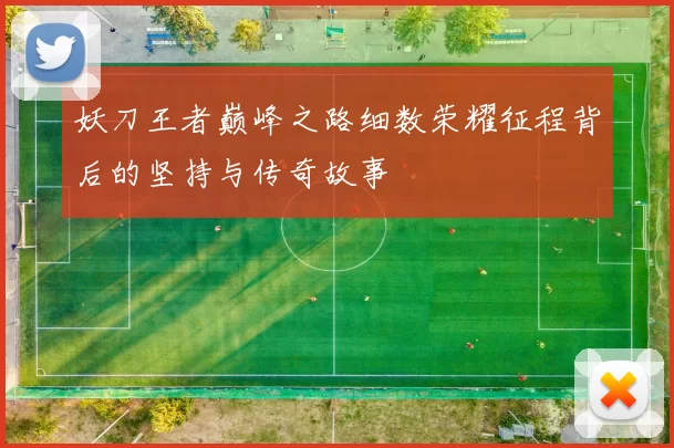 妖刀王者巅峰之路细数荣耀征程背后的坚持与传奇故事